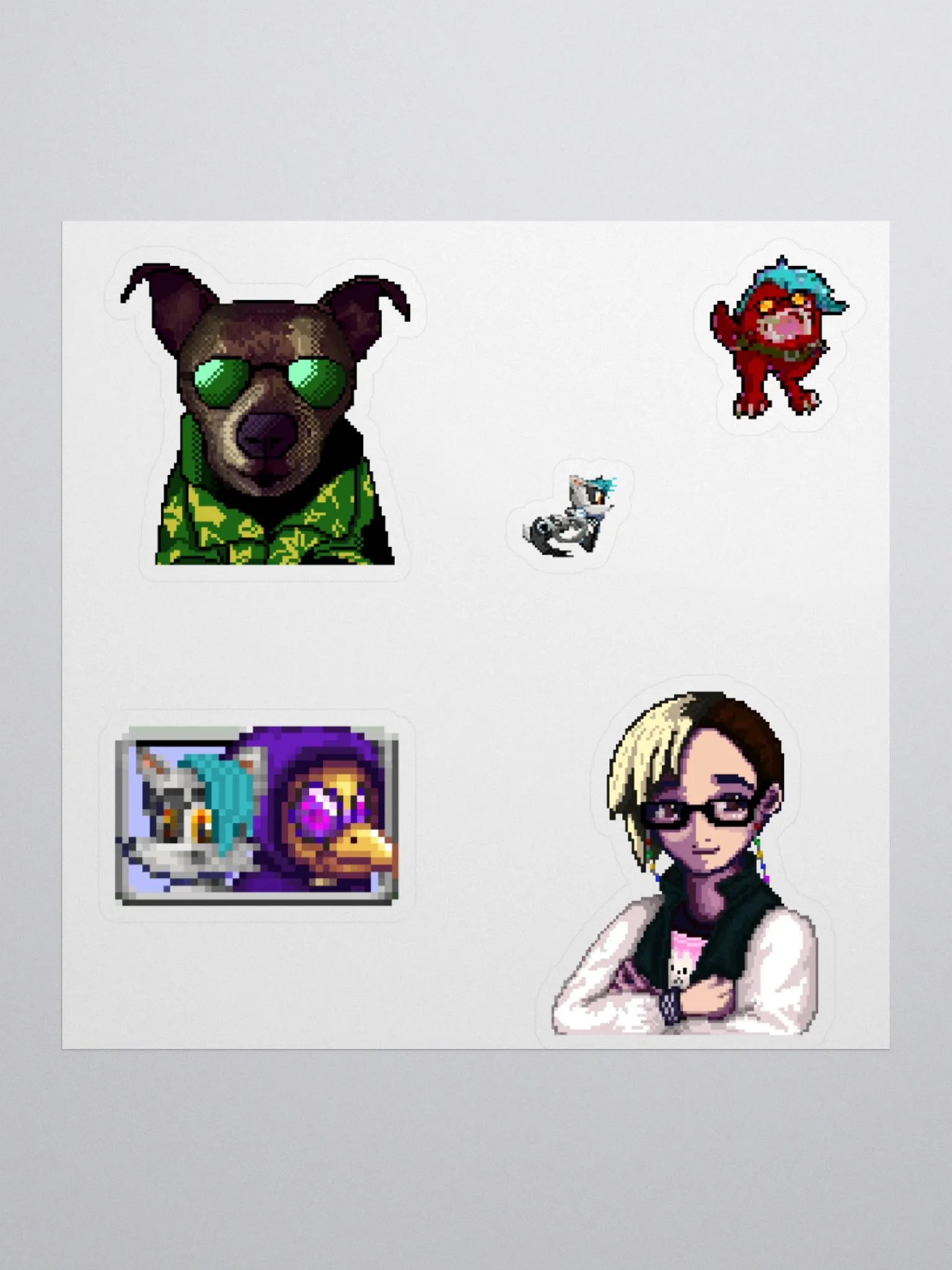 RR Pixels Sticker Sheet - Standard Edition product image (1)