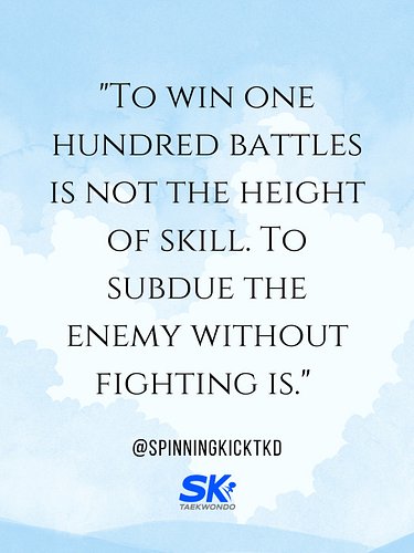 Train hard. Fight smart.
#Taekwondo #SpinningKickTKD #TrainSmartFightSmart #MartialArtsMotivation