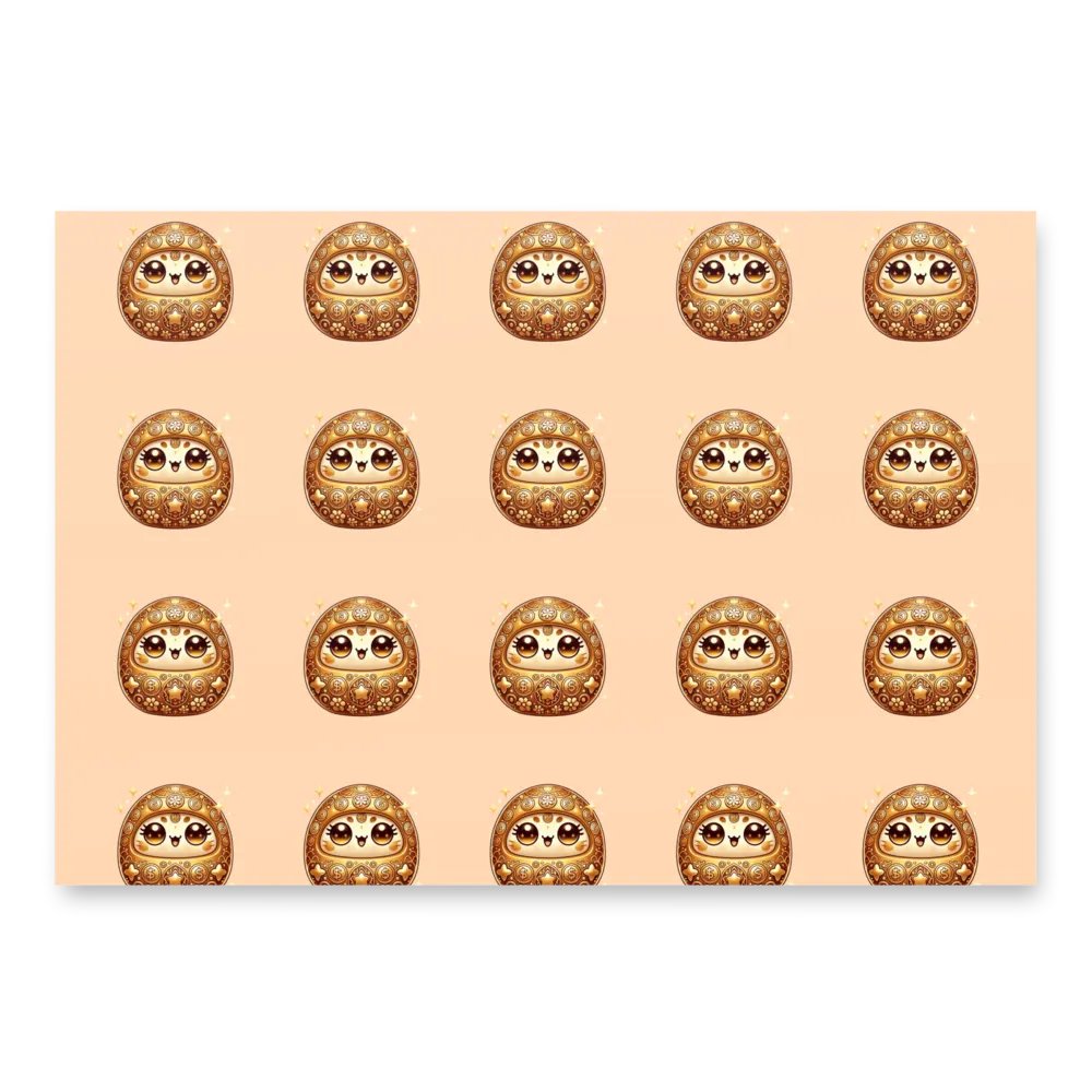 だるまドリームラッピングペーパーセット - 究極のギフト product image (1)