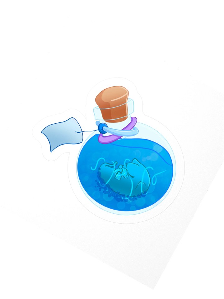 Mochi Boba Potion! Mana Sticker product image (7)