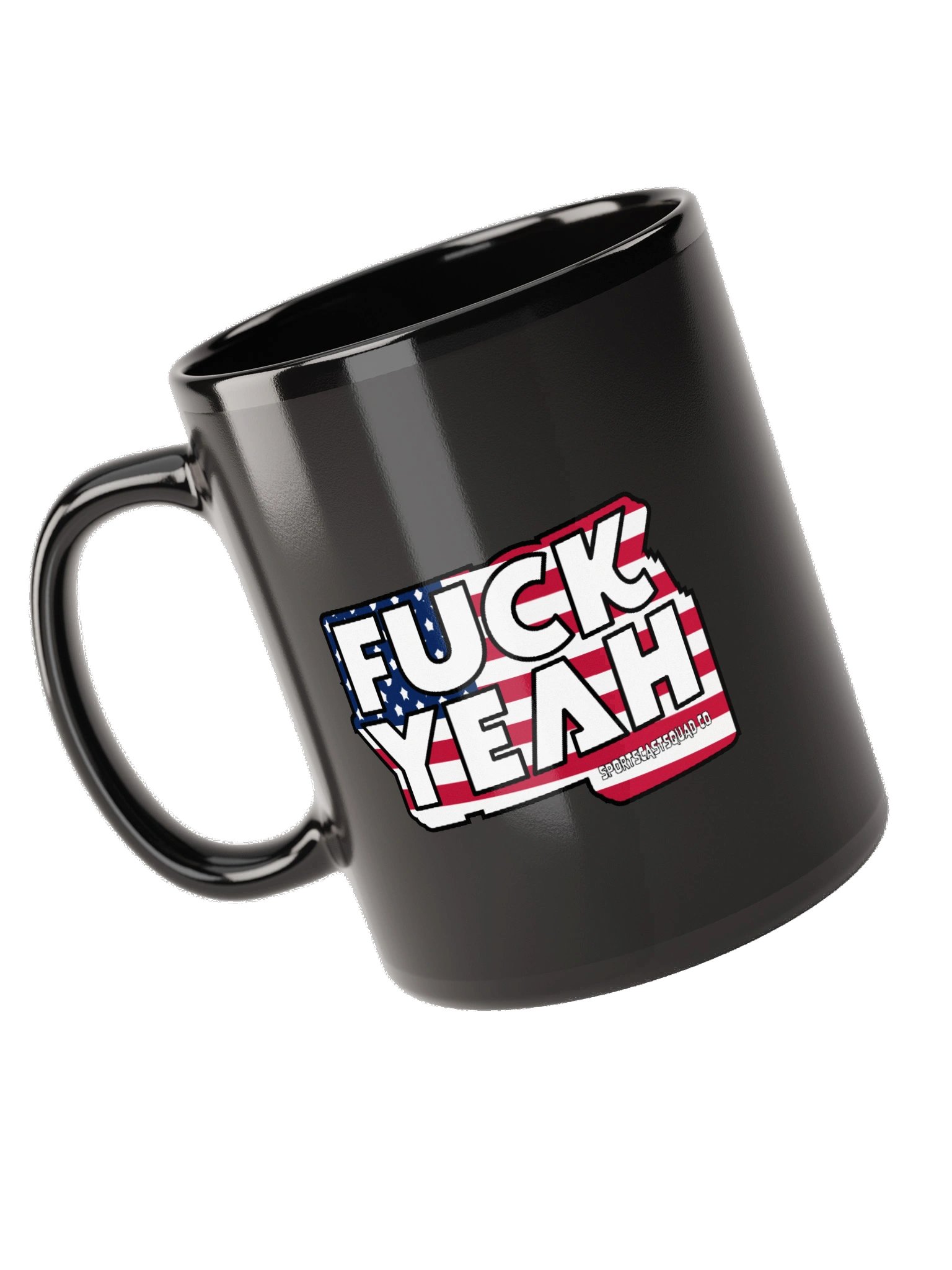 AMERICA FUCK YEAH BLACK MUG product image (10)