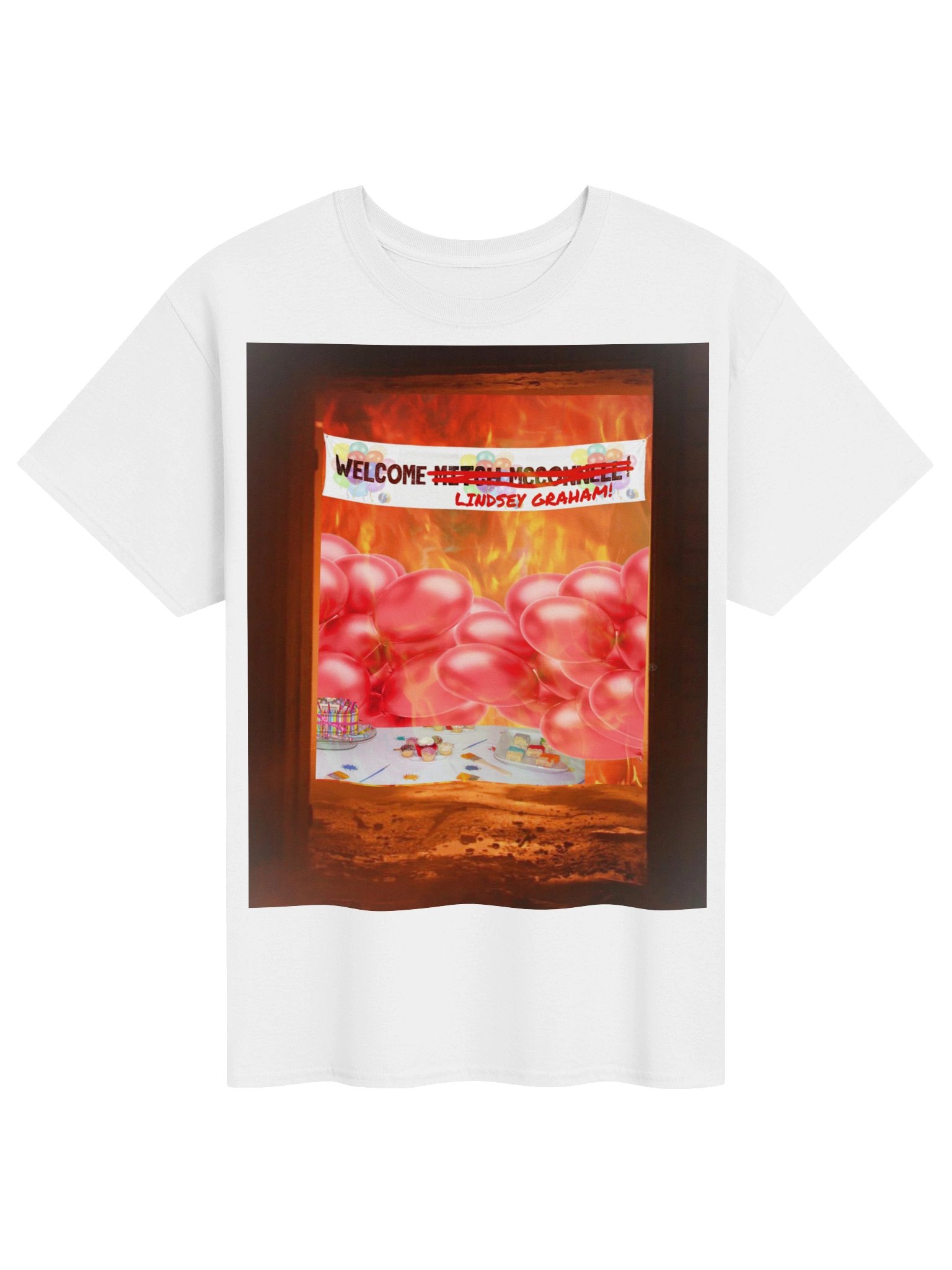WELCOME LINDSEY GRAHAM! — T-SHIRT (LIGHT) product image (41)