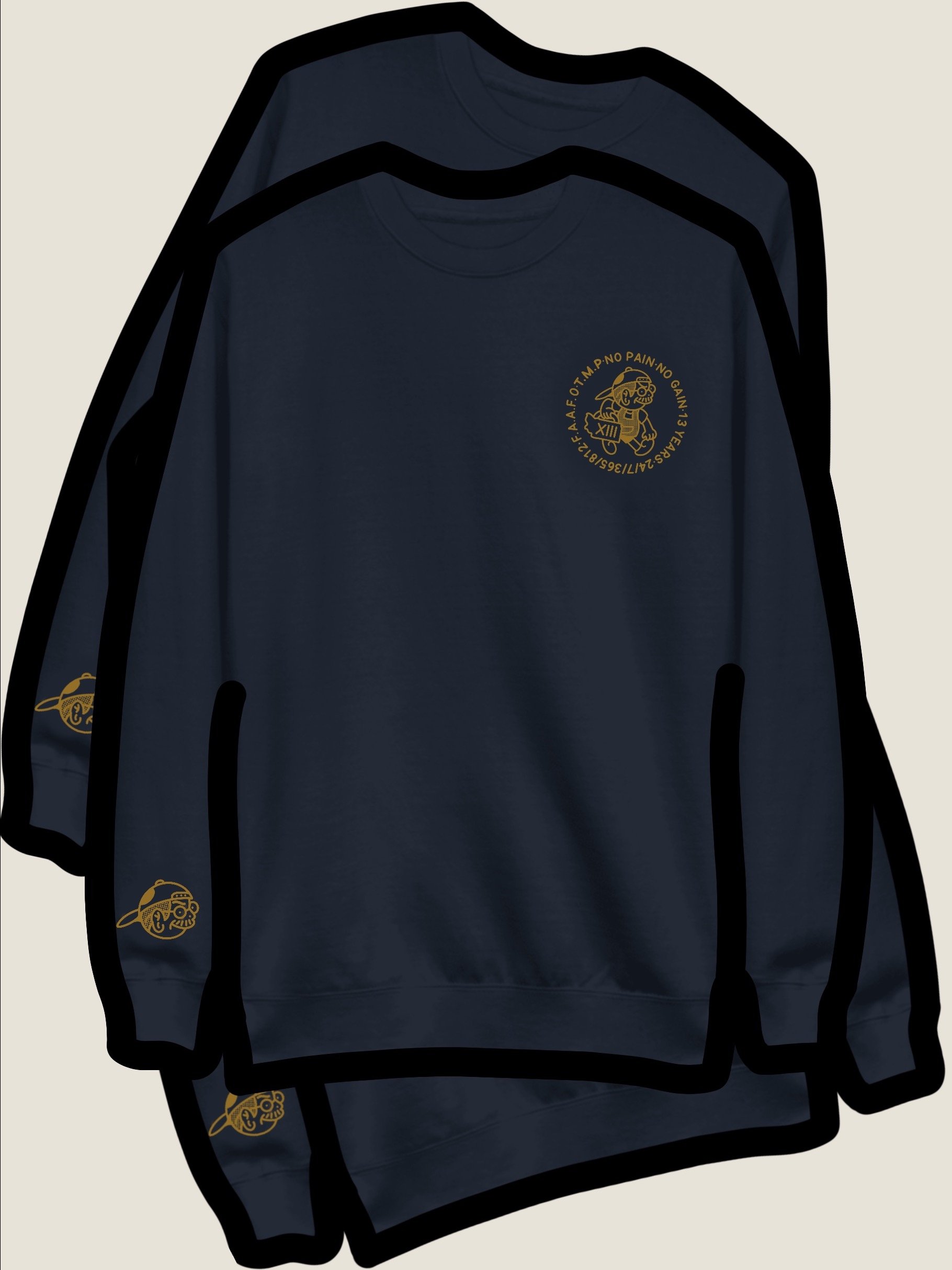 Navy and Gold product image (1)