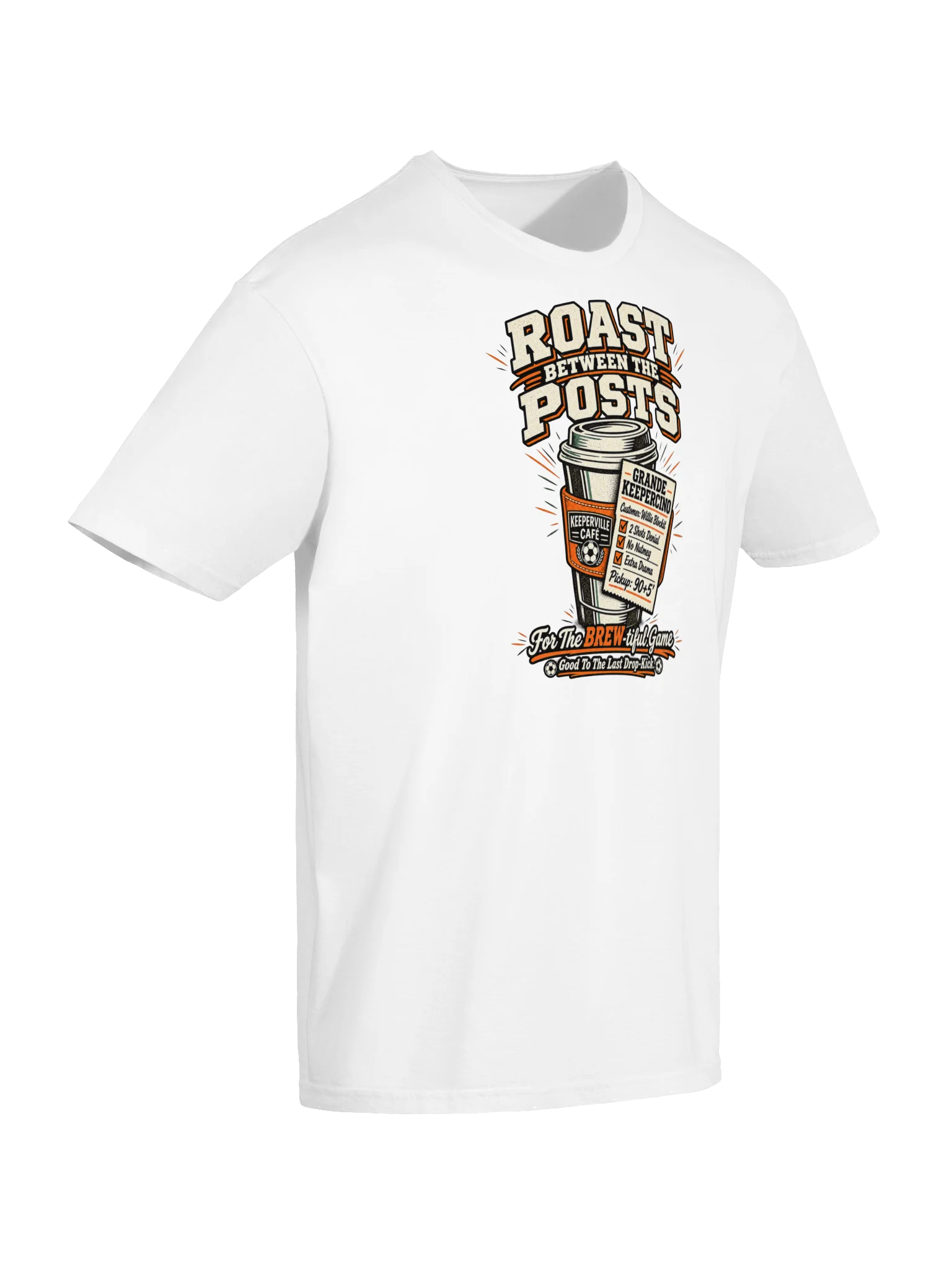 Goalkeeper Keepercino Soccer Tee product image (96)