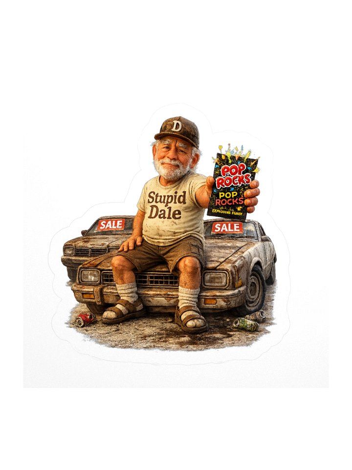 ''Pop Rocks & Stupd Dale'' Kiss Cut Stickers product image (1)