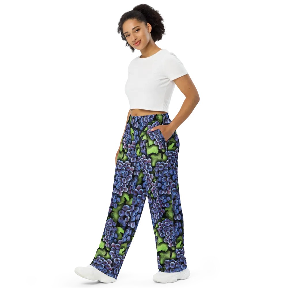 Grapes Pattern Wideleg Pants product image (4)