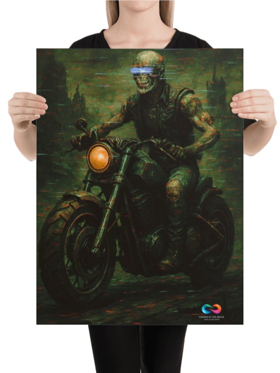CINEMATIC ART POSTER – DYSTOPIAN GLITCH #011 product image (2)