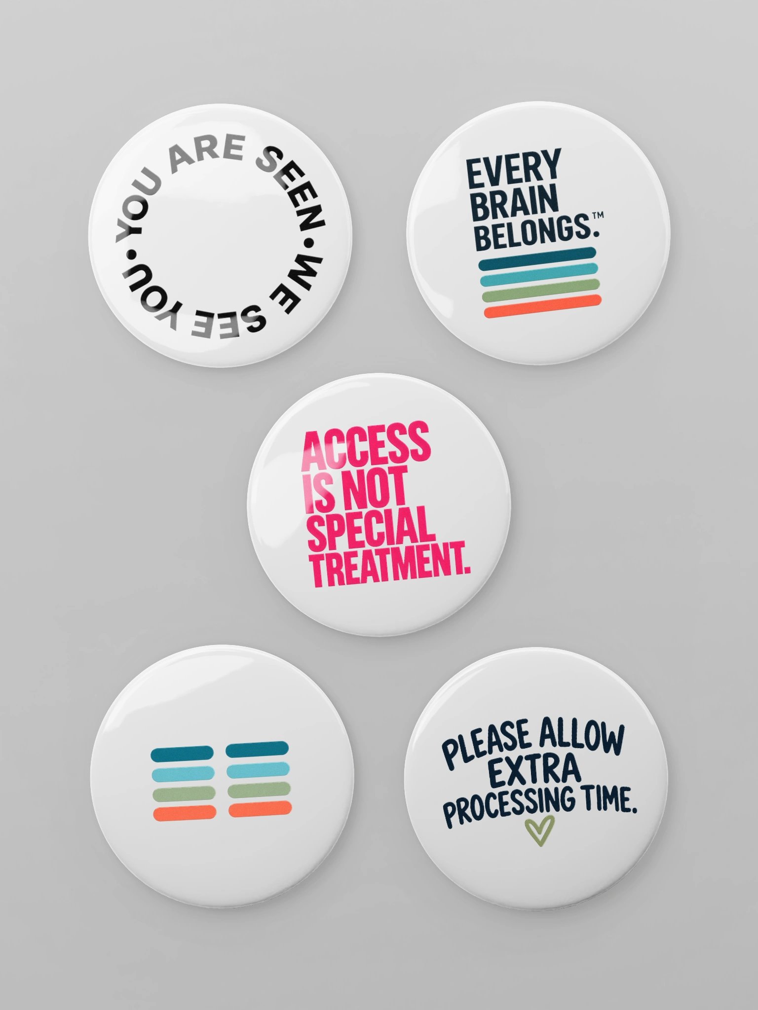 SEEN | Wear Your Message Buttons product image (1)