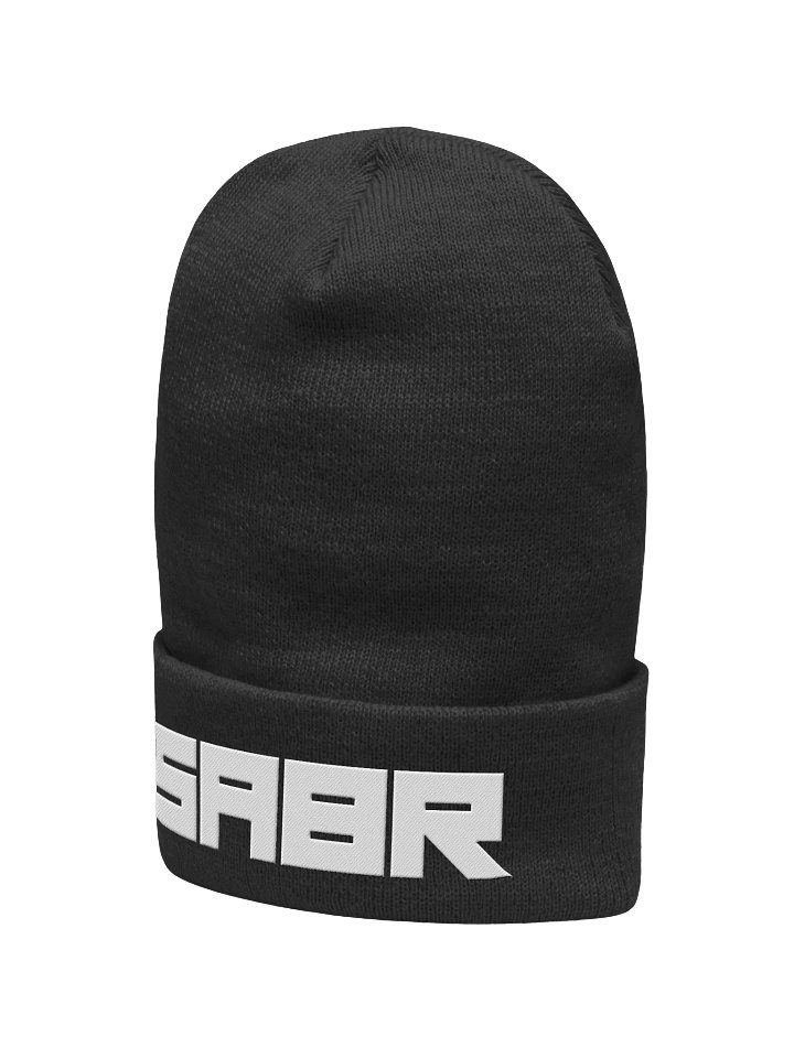 SABR White Logo Unisex 12" Beanie product image (2)