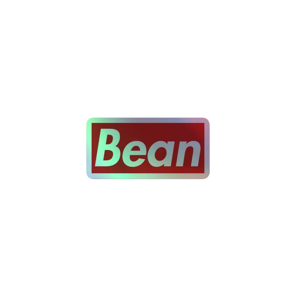 Bean Holographic Sticker product image (1)