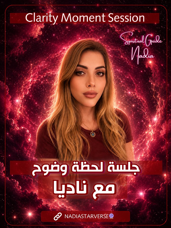 Clarity Moment Session- جلسة لحظة وضوح مع ناديا product image (1)