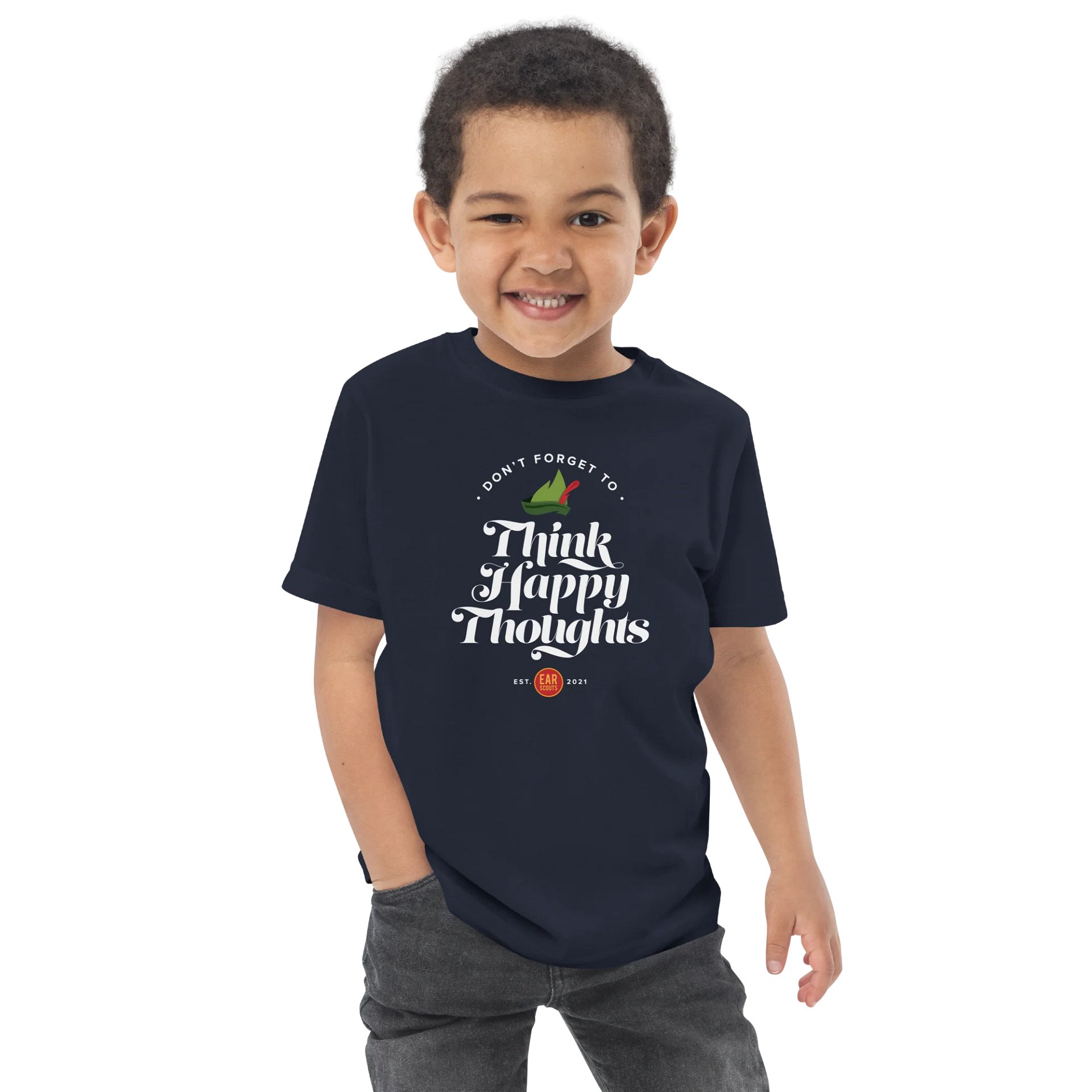 Happy Toddler Tee (Navy) product image (4)