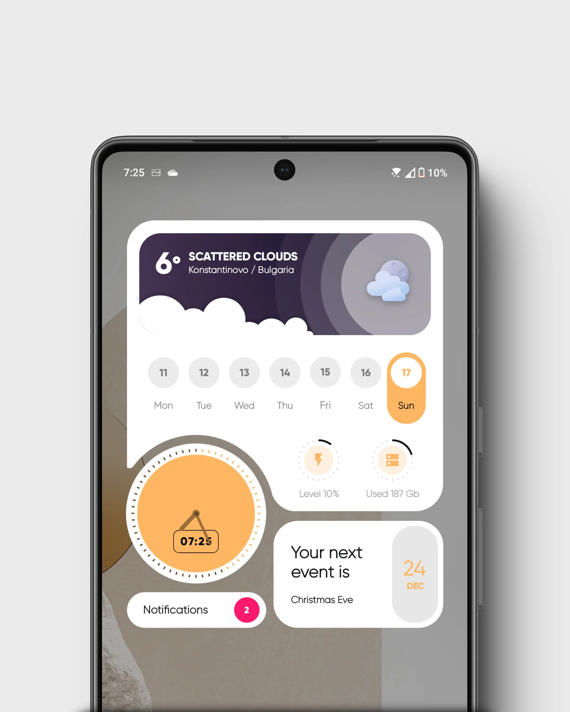 Glimpse - Android KWGT Widget product image (1)