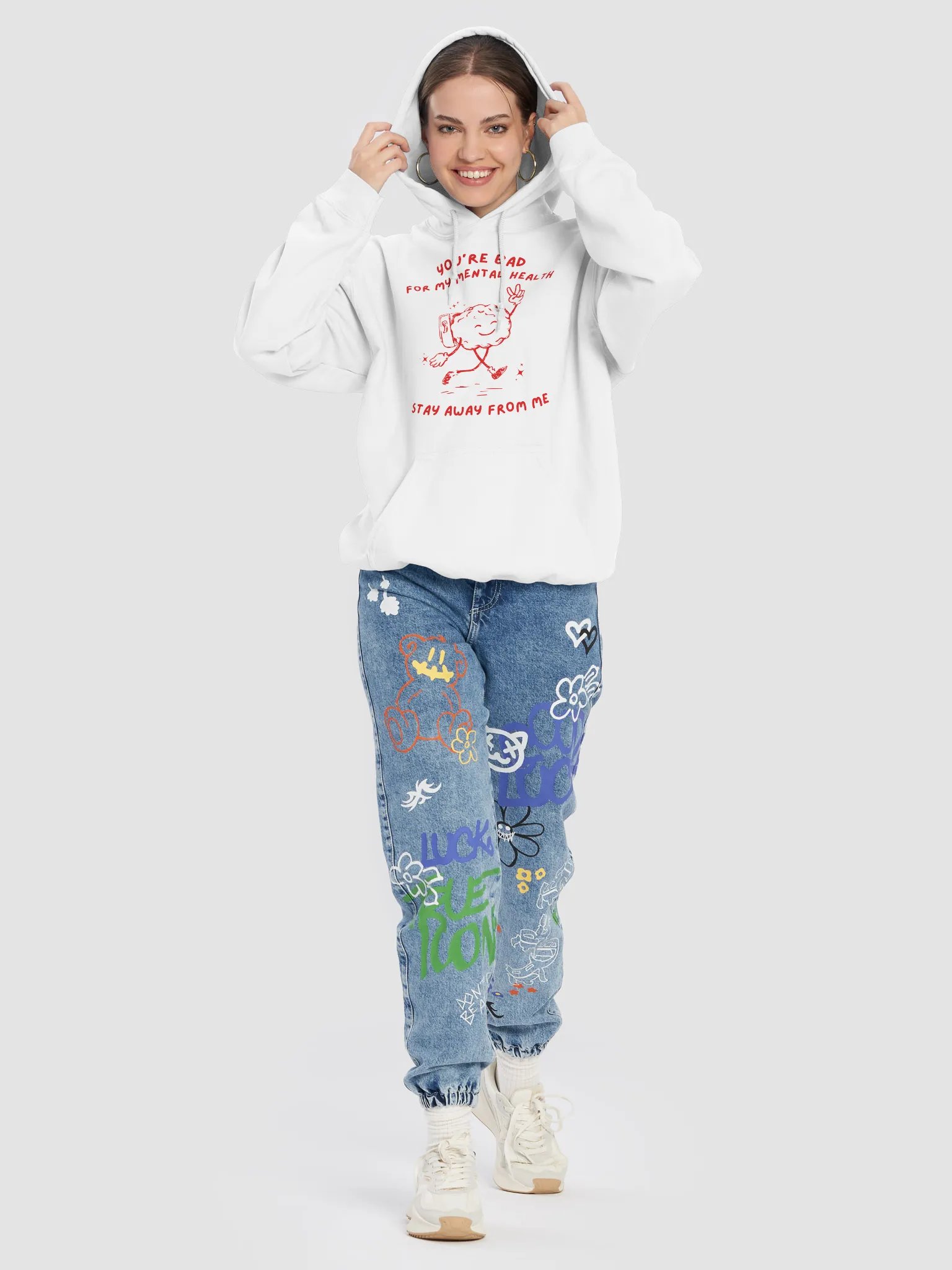 Bad for my mental health Hoodie product image (8)