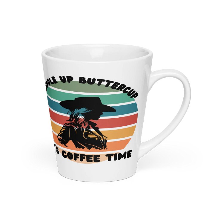Cowboy Coffee Time Latte Mug product image (2)