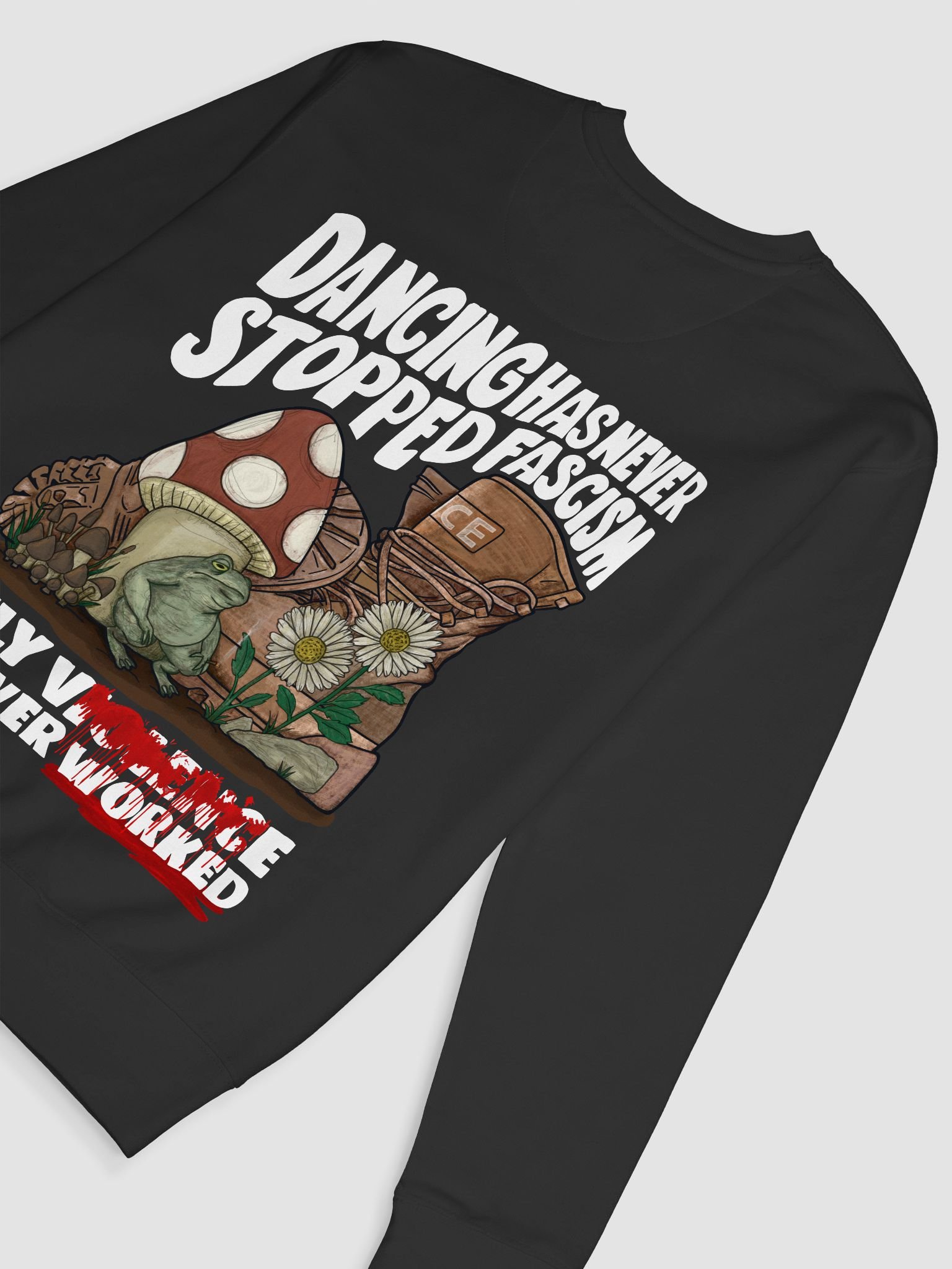 This Frog Don't Dance - Dark Sweater - Back product image (3)