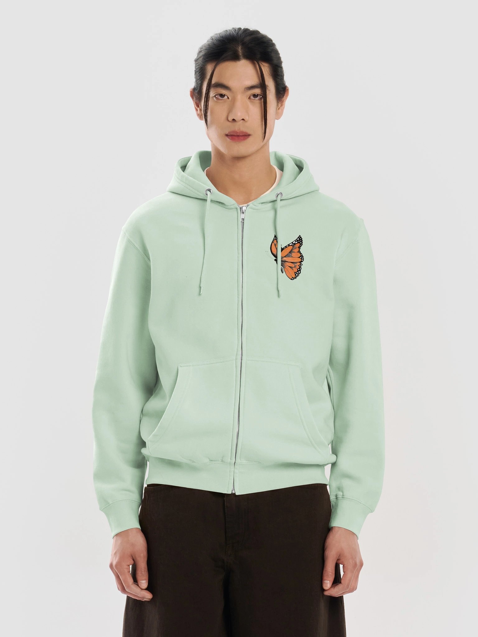 Butterfly Watercolour Premium Full-Zip Hoodie product image (66)