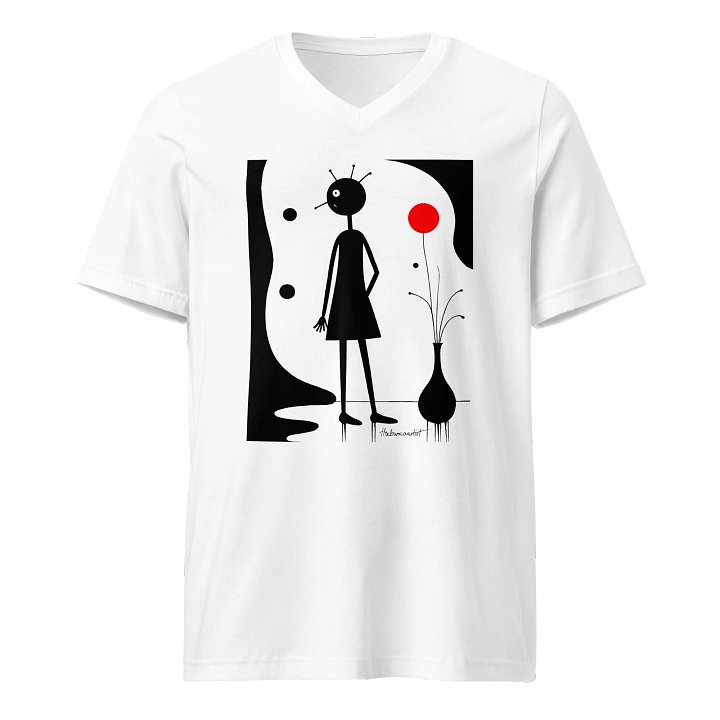 Bella+Canvas Short Sleeve V-Neck Jersey T-Shirt product image (1)