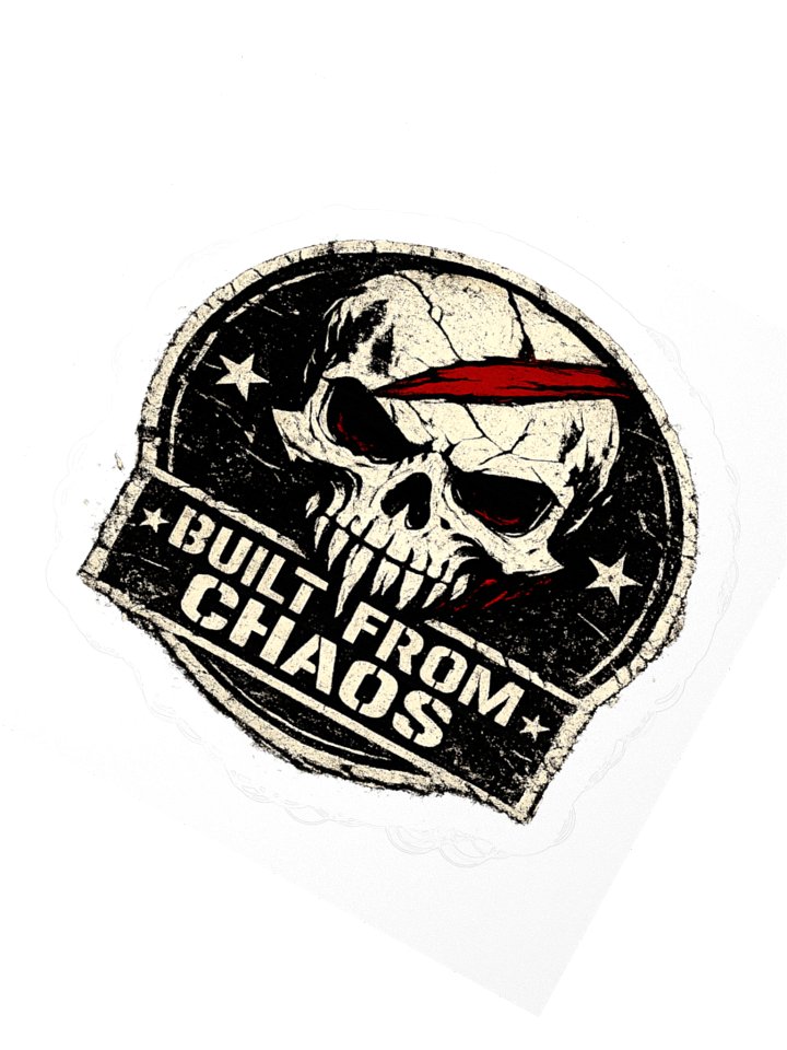 Built From Chaos — Skull Stamp product image (6)