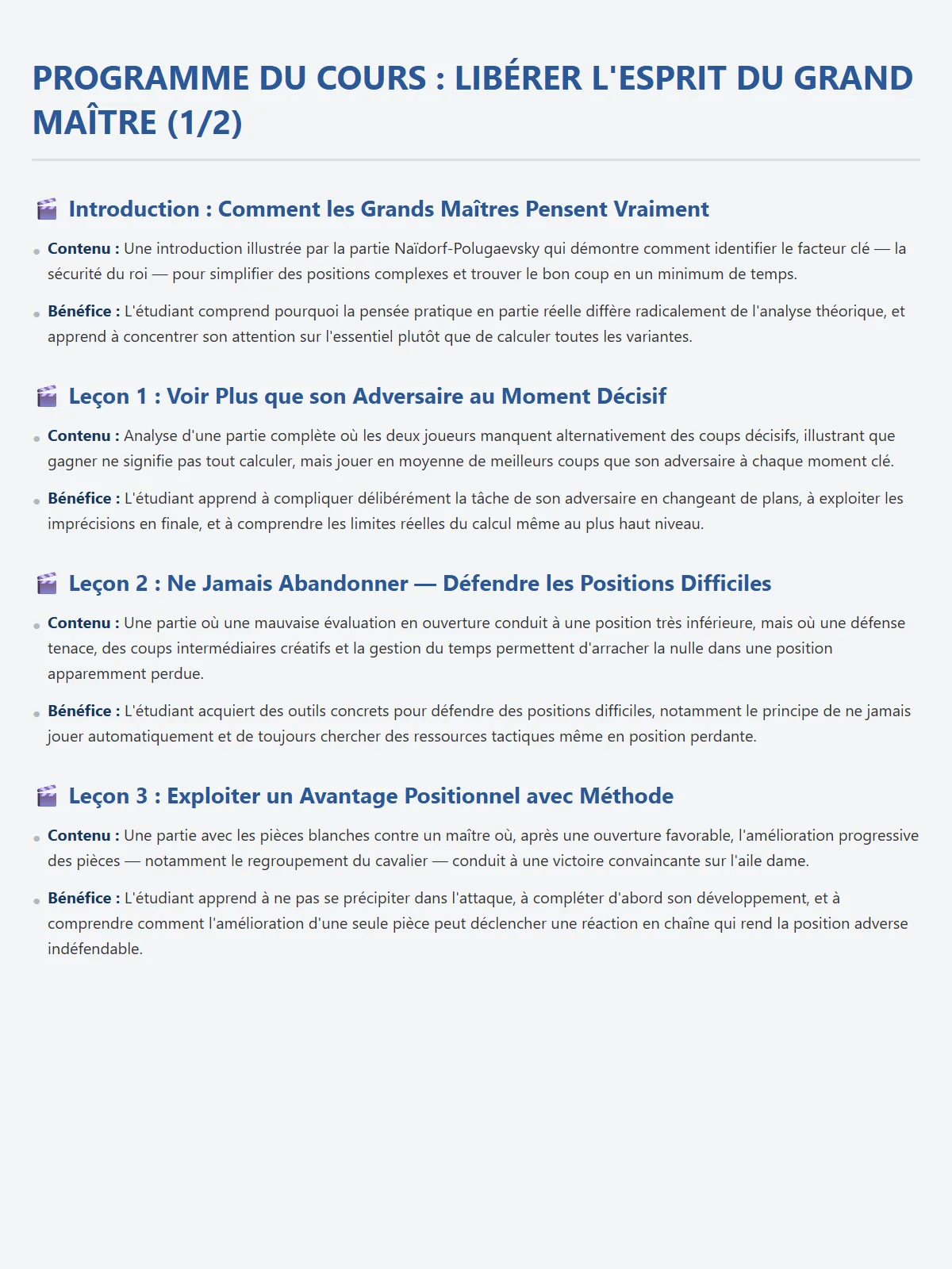 Jouez aux Échecs Comme un Grand Maître product image (3)