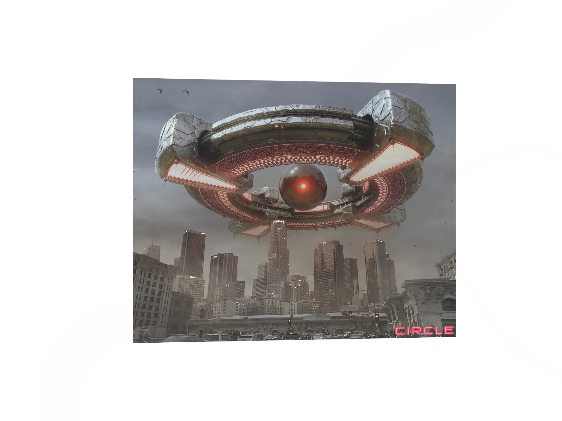 CIRCLE: "Alien Ship" 3D Key Shot (Bottom View) product image (2)