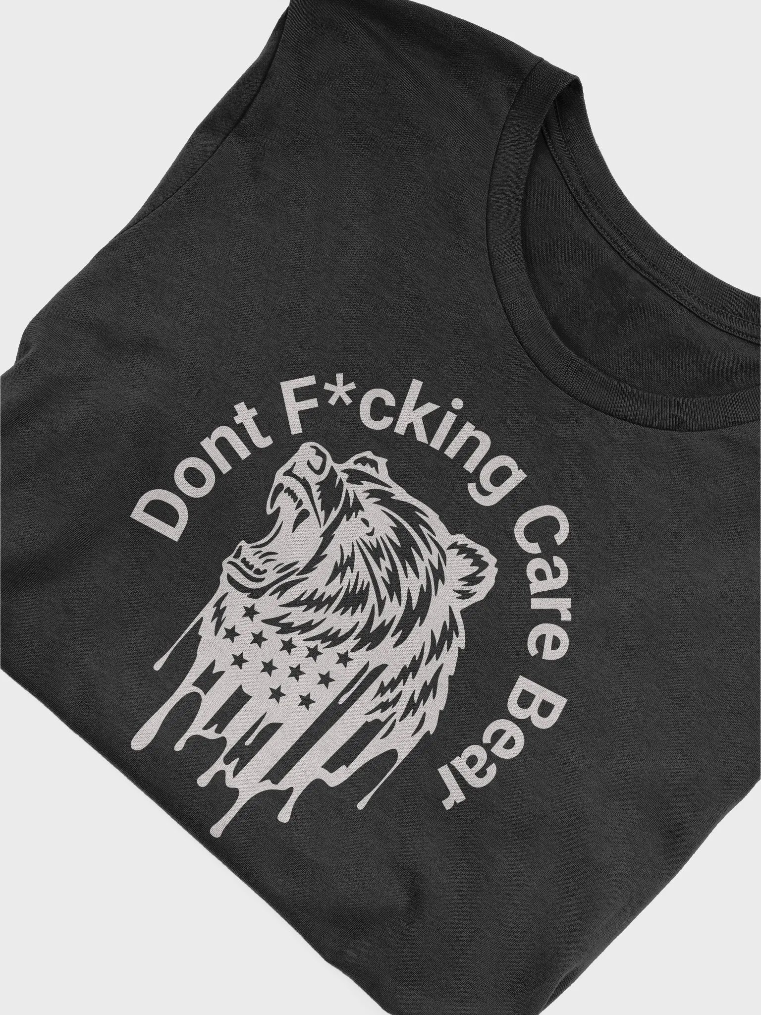 Grizzly Dont F*cking Care Bear Black product image (6)