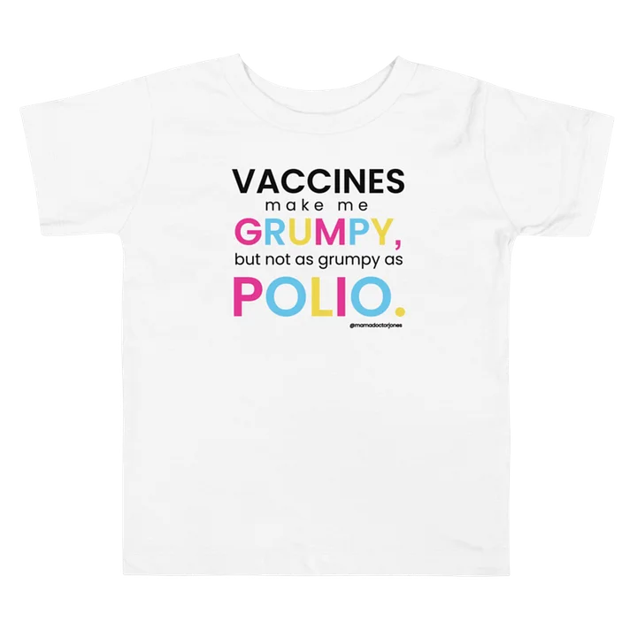Polio Toddler Tee - White product image (1)