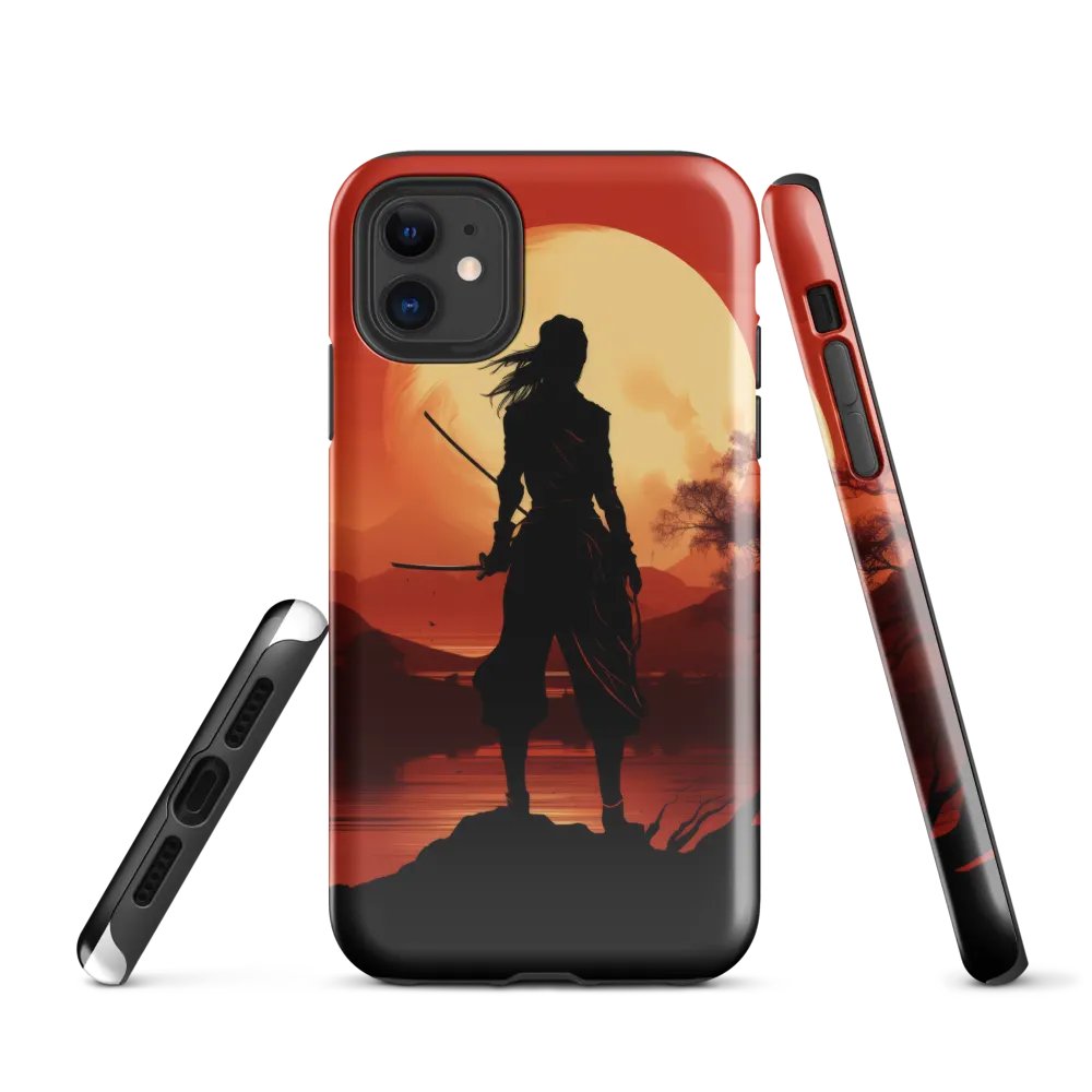 Moonlit Warrior iPhone® Tough Case – Sleek, Durable & Battle-Ready Protection 🌙⚔️📱 product image (1)