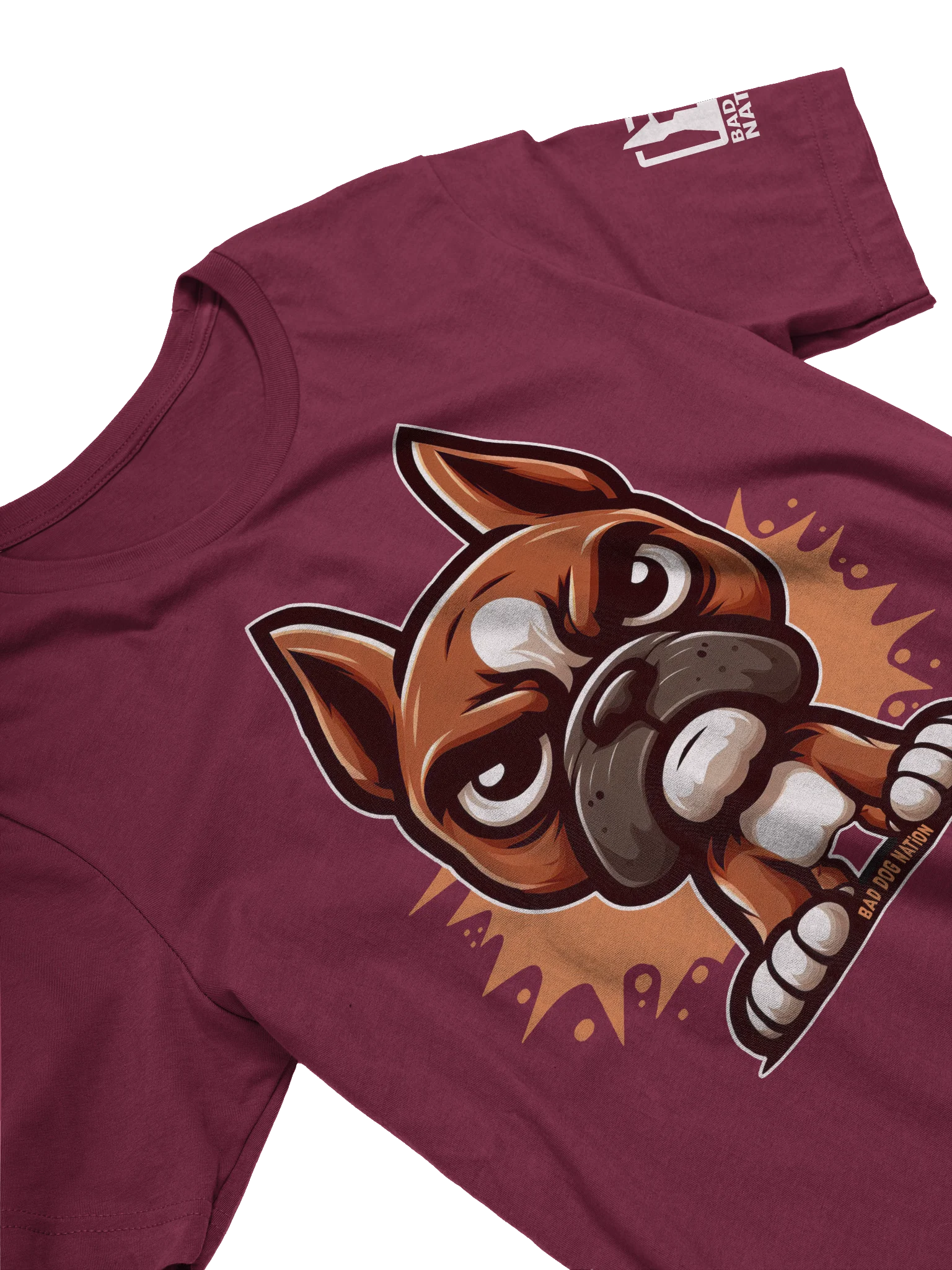 Boxer Angry Pup - Premium Unisex T-shirt product image (2)