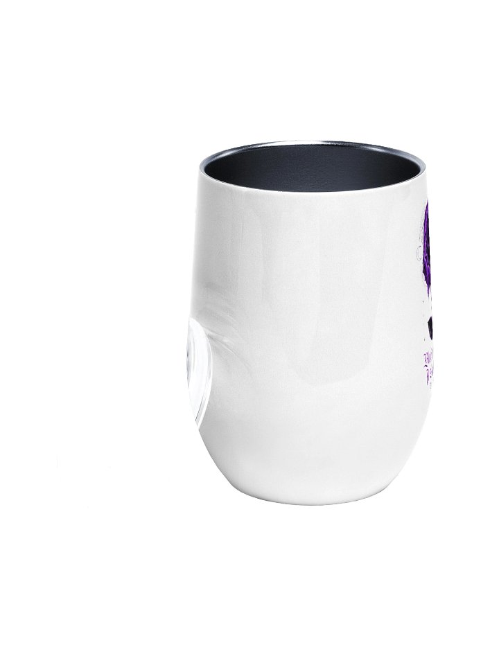 Bleeding Into Eternity — Purple Gothic Wine Tumbler product image (2)