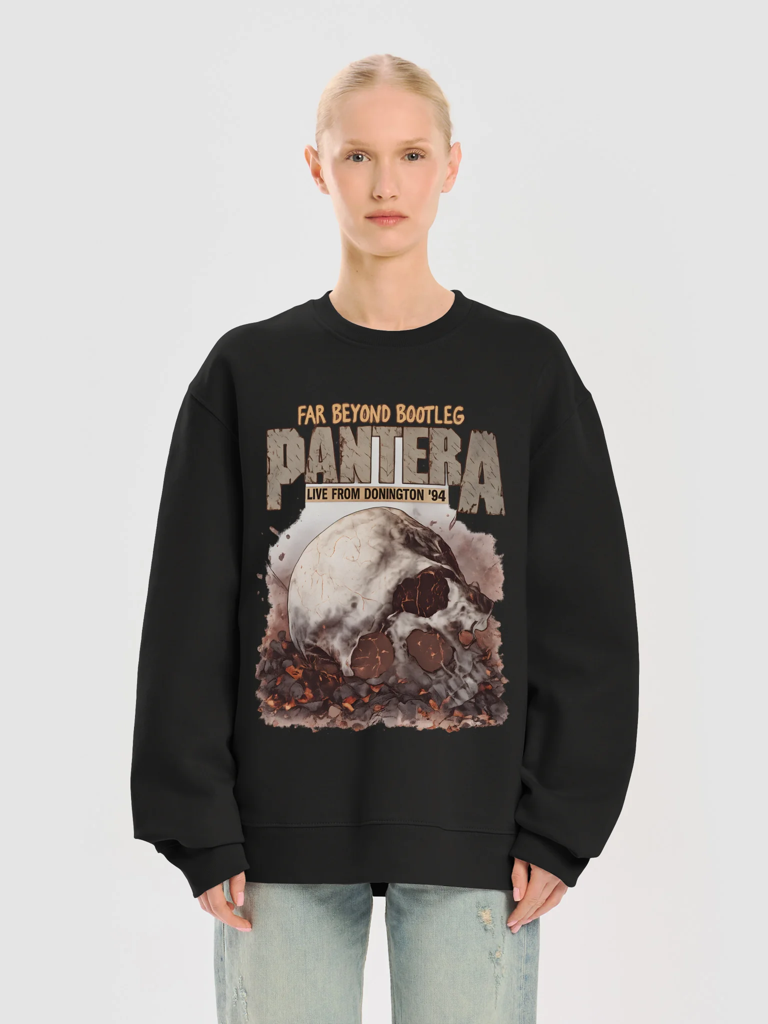 Pantera Live From Donington ’94 Skull Sweatshirt product image (17)
