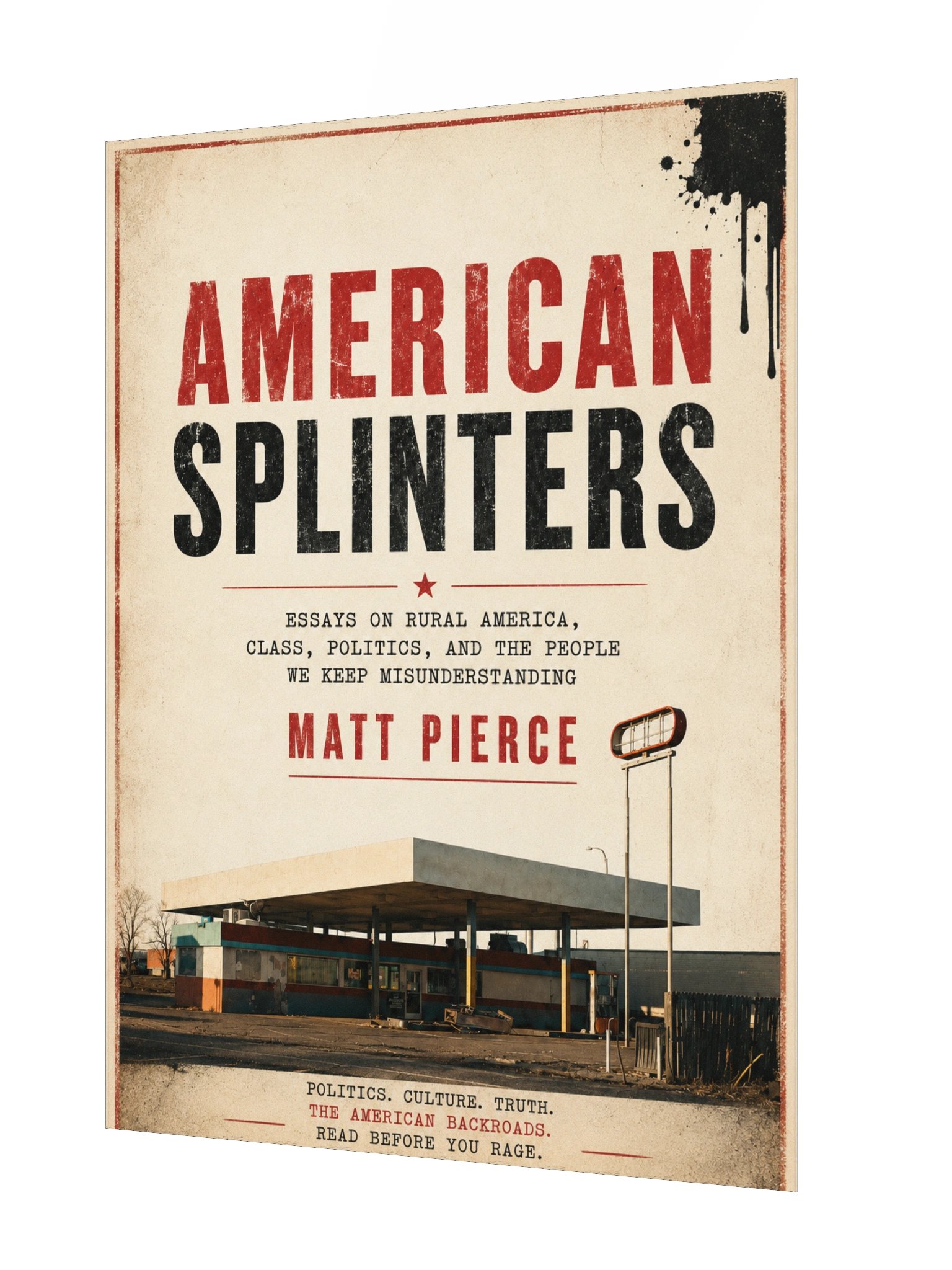 American Splinters 18x24 Poster | Original Matt Pierce Road Trip Artwork from Moriarty, New Mexico product image (2)