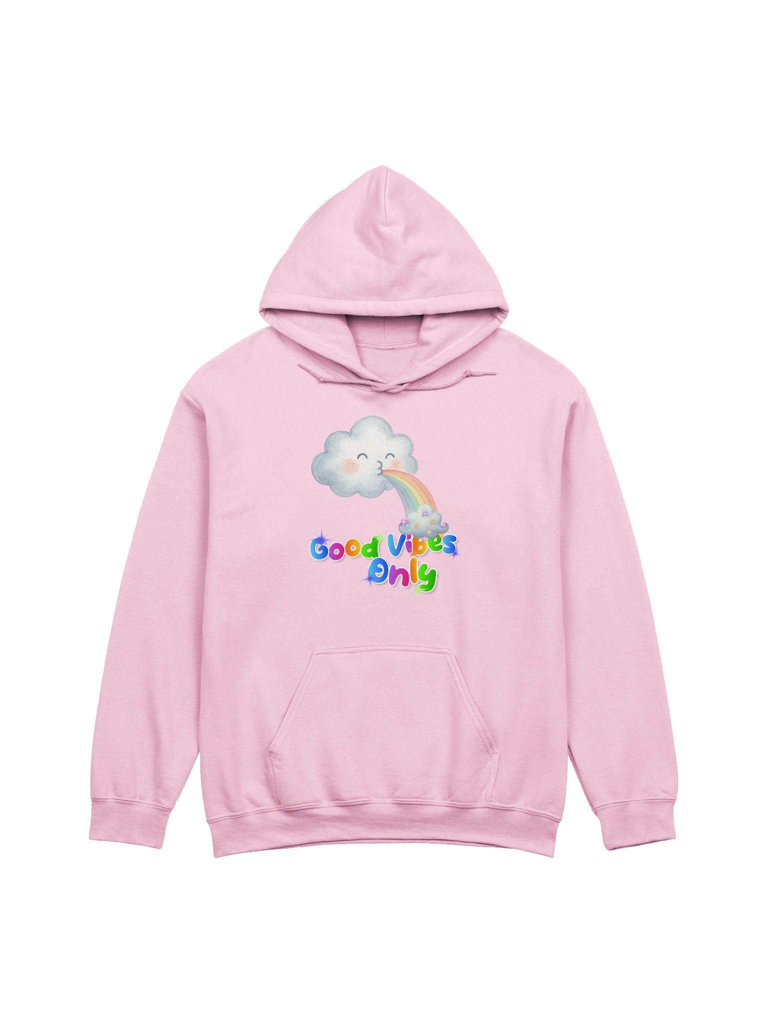 Good Vibes Only Rainbow Cloud Hoodie product image (5)