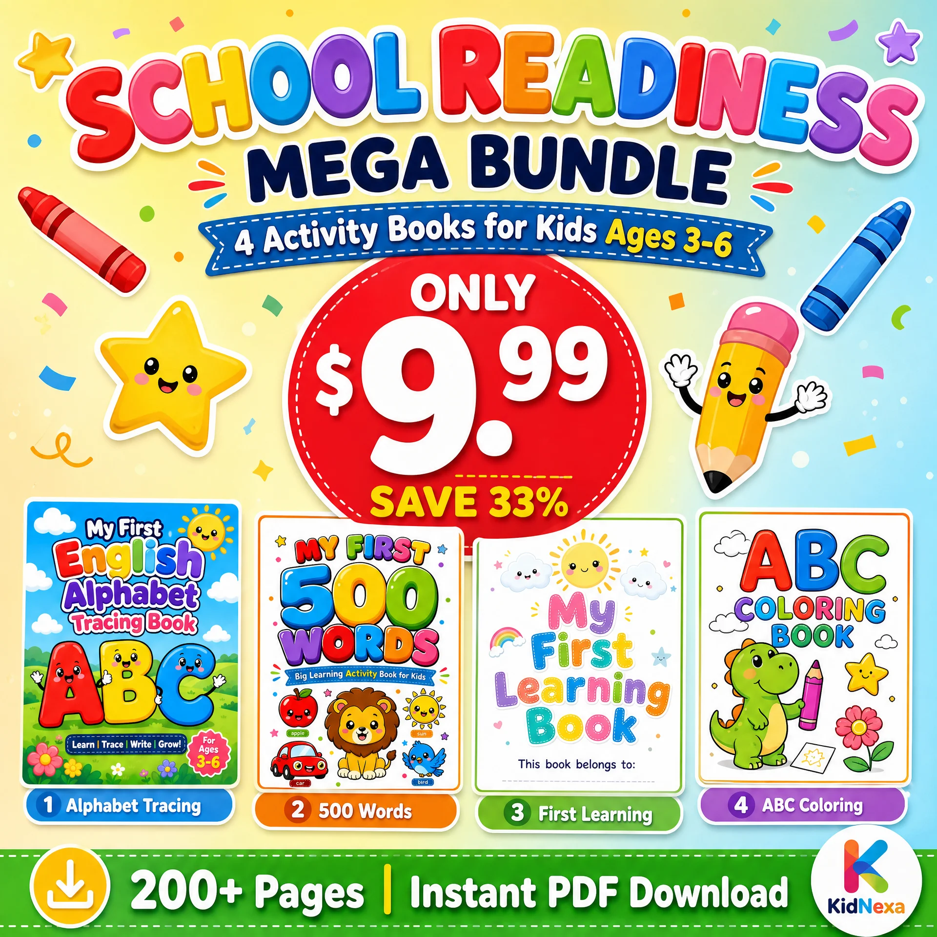 School Readiness Mega Bundle Ages 3-6 product image (1)