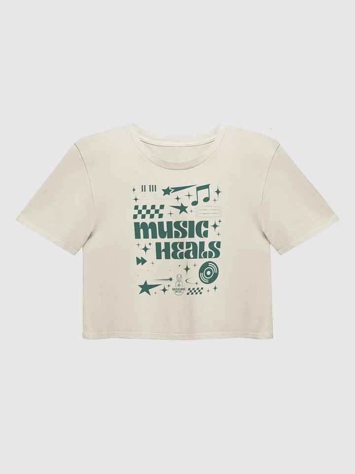 90s Music Heals Crop Tee product image (1)