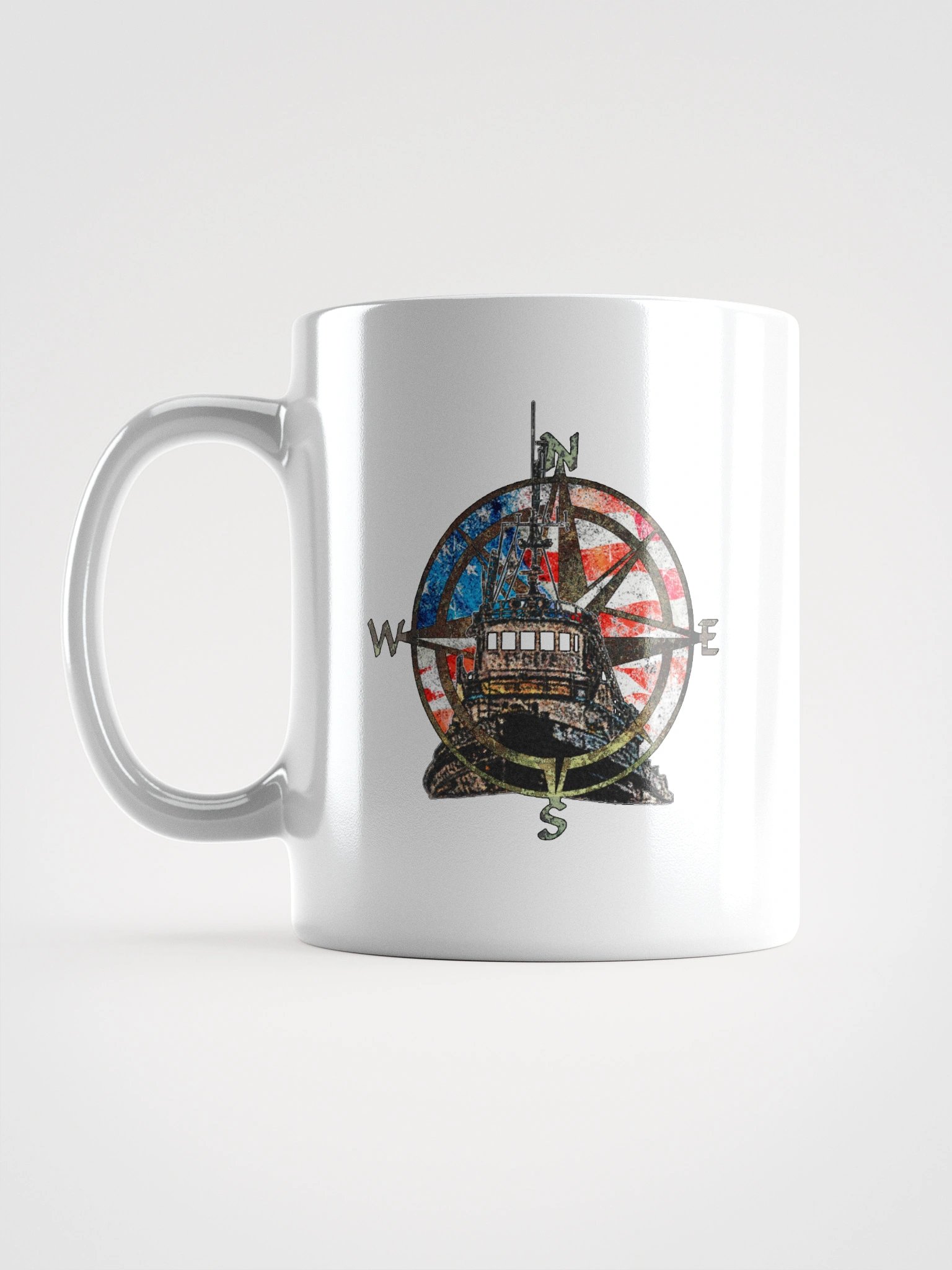 Compass Rose Pacific Falcon Flage Mug 11oz, 15oz, & 20oz product image (1)
