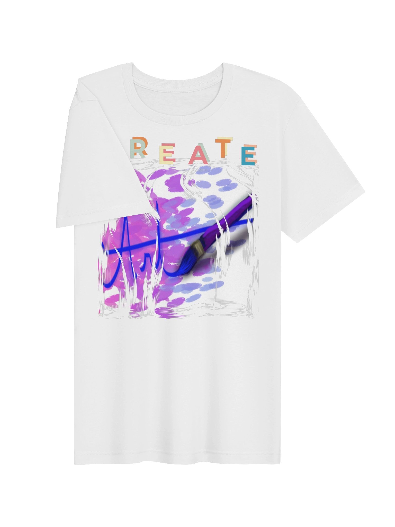 "Create Art" T-Shirt. Unisex Bella+Canvas Supersoft T-Shirt product image (2)