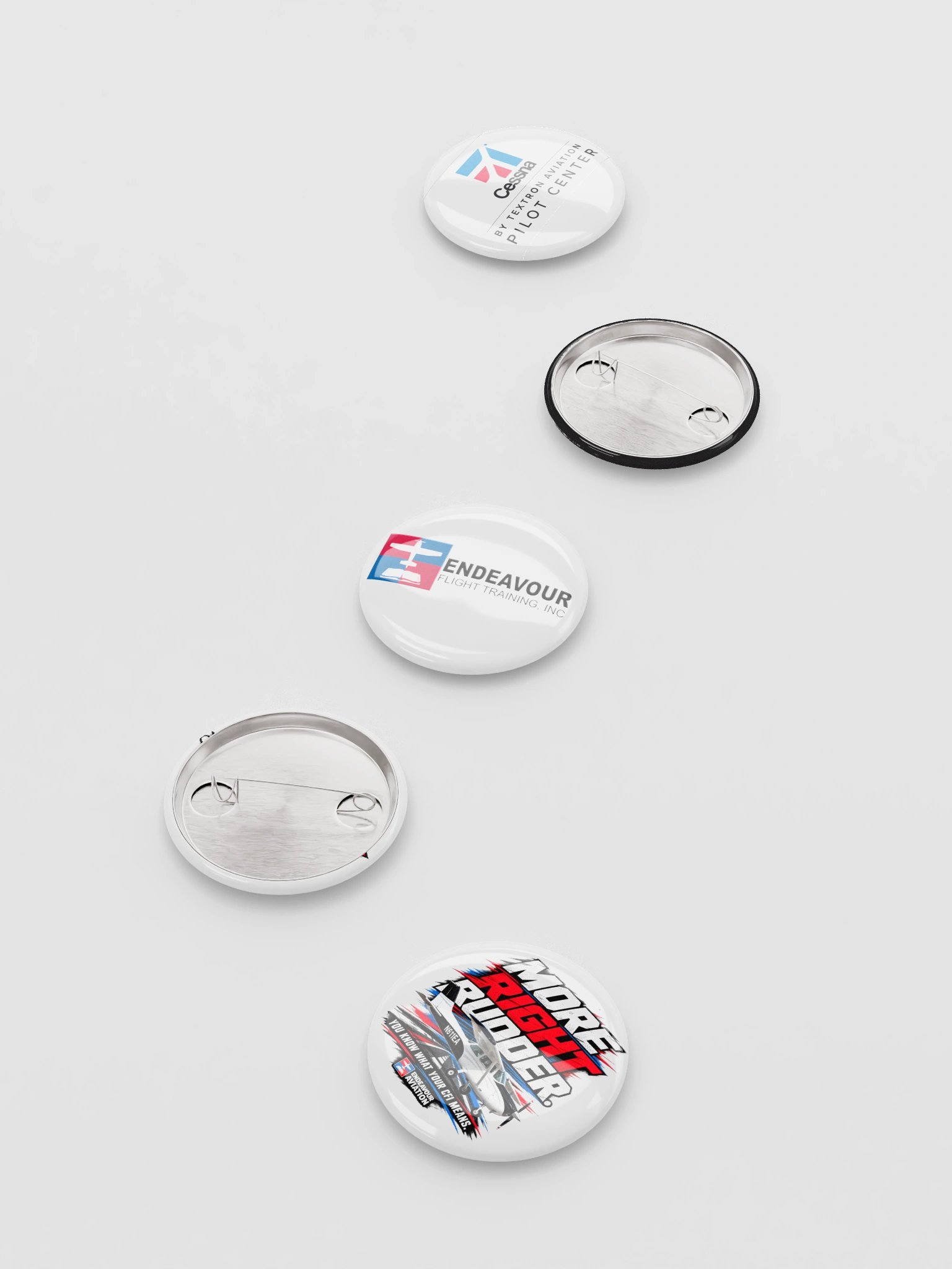 Endeavour Aviation | Pilot Button Pin Collection – 5-Pack product image (7)