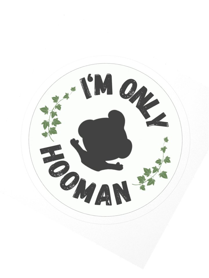 Only Hooman Sticker product image (1)