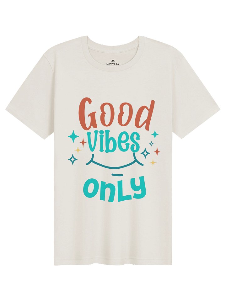 Good Vibes Only – Retro Positive Graphic T-Shirt product image (81)