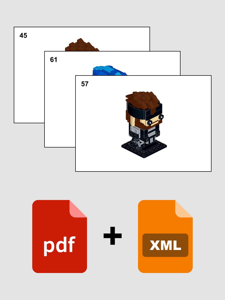 Pix Soldier, Pix Robot Man + Pix Redfield Combo PDF and Parts List product image (2)