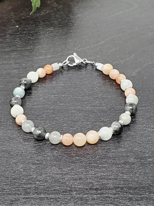 Inner Light Bracelet • Moonstone and Sunstone product image (2)