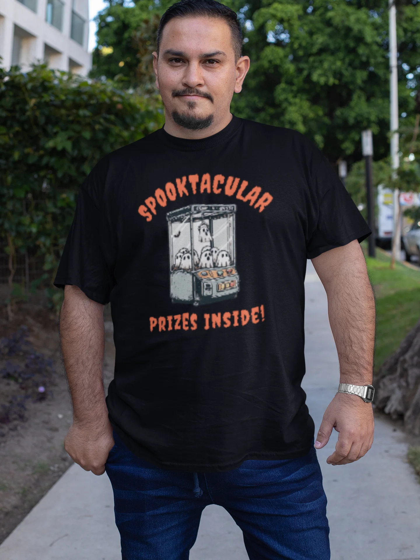 Spooktacular Ghost Claw Machine Unisex T-Shirt product image (1)