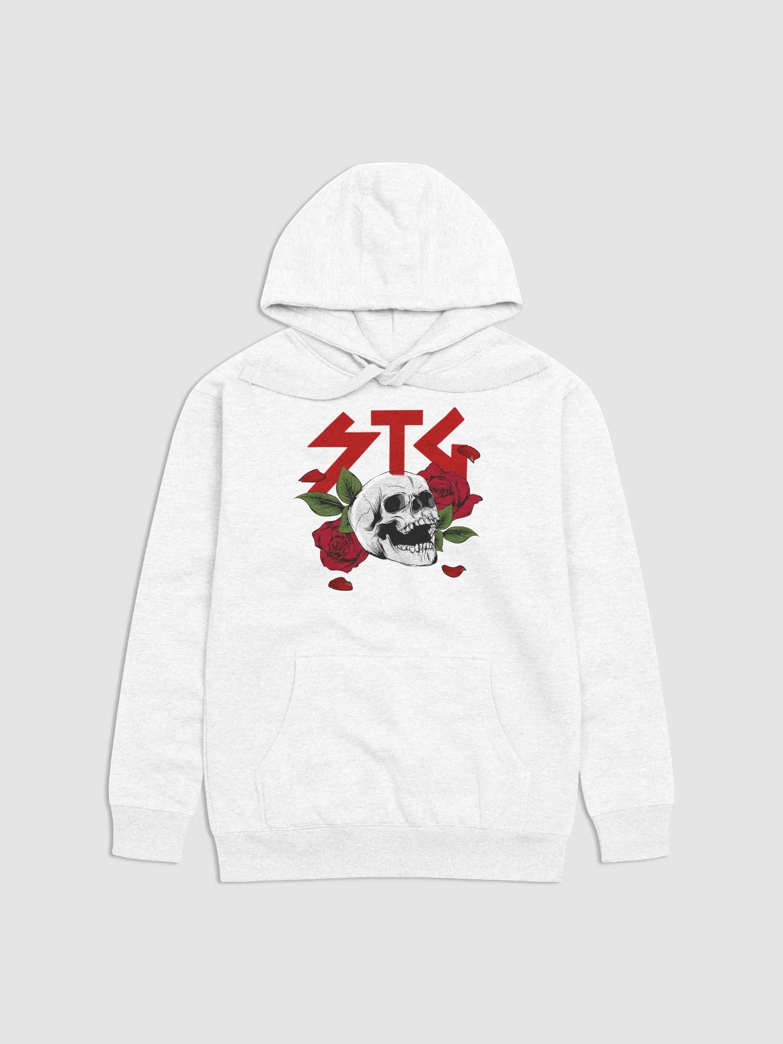 STG Rough Rose Hoodie (WHITE) product image (1)
