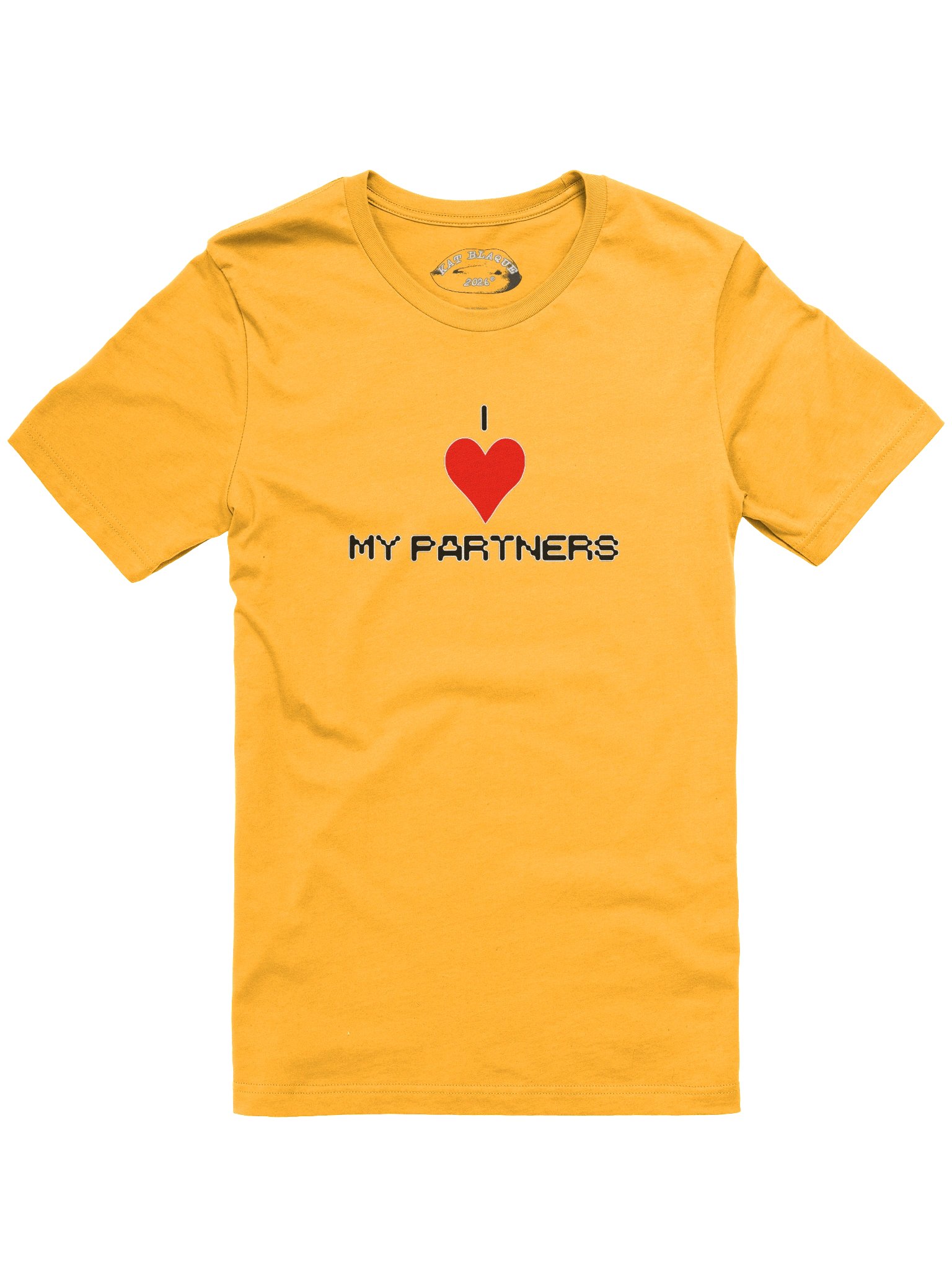 I Love My Partners Super Soft Black Ink Tee product image (1)