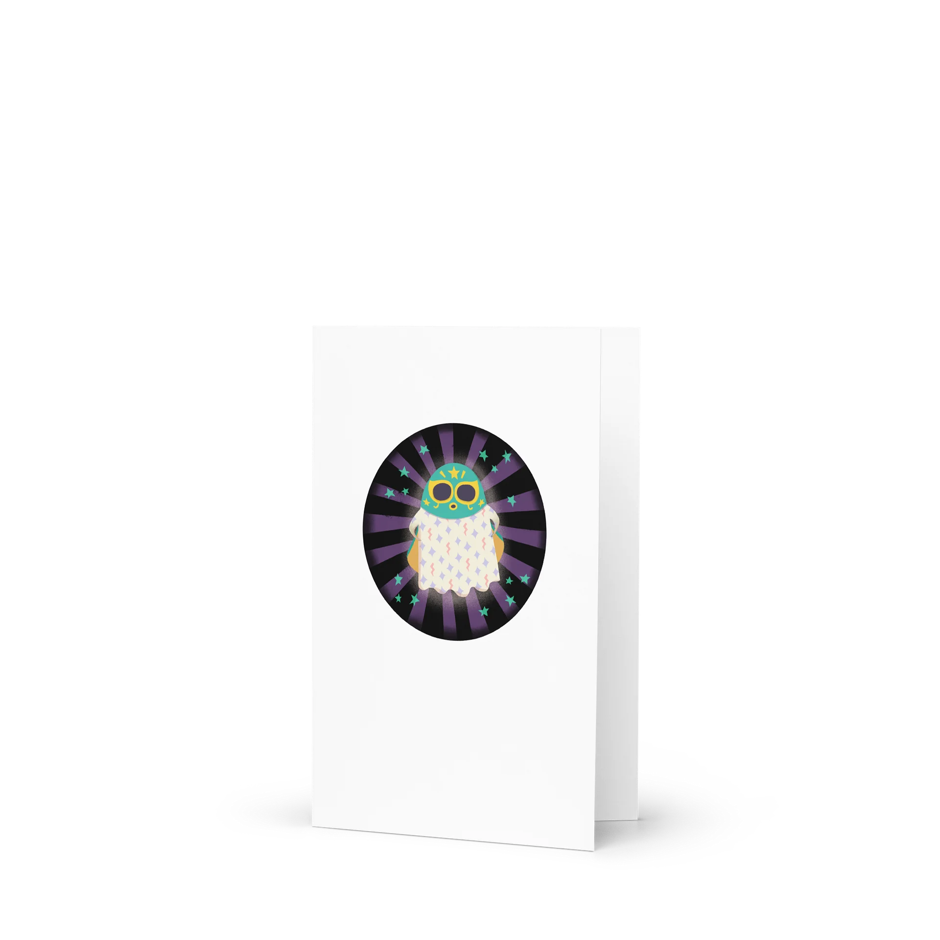 Little Ghost Luchador - Greeting Card product image (5)
