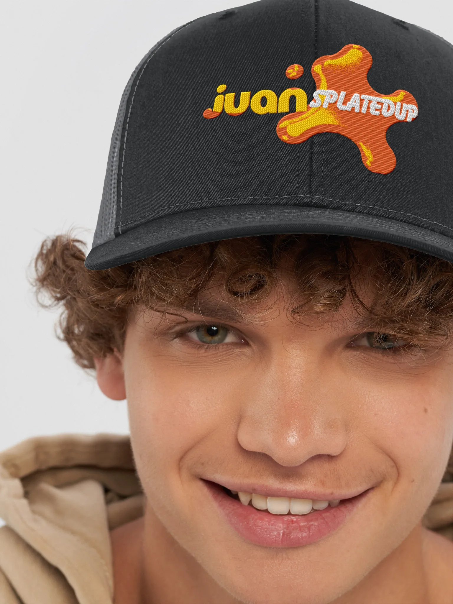 JuanSplatedUp Trucker Hat product image (8)