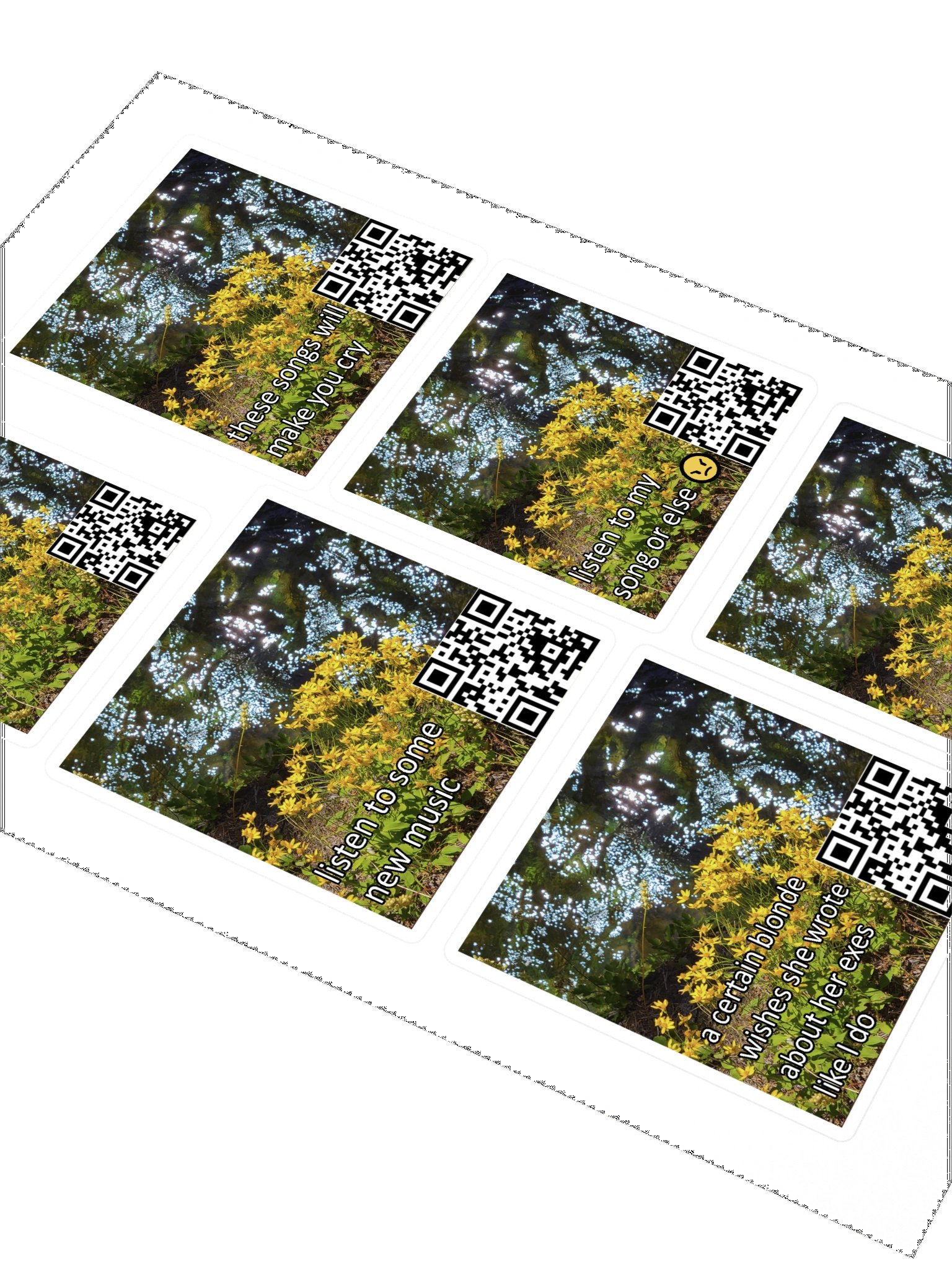 WITHOUT YOU 2 Dragaan Street Team Sticker Sheet product image (2)
