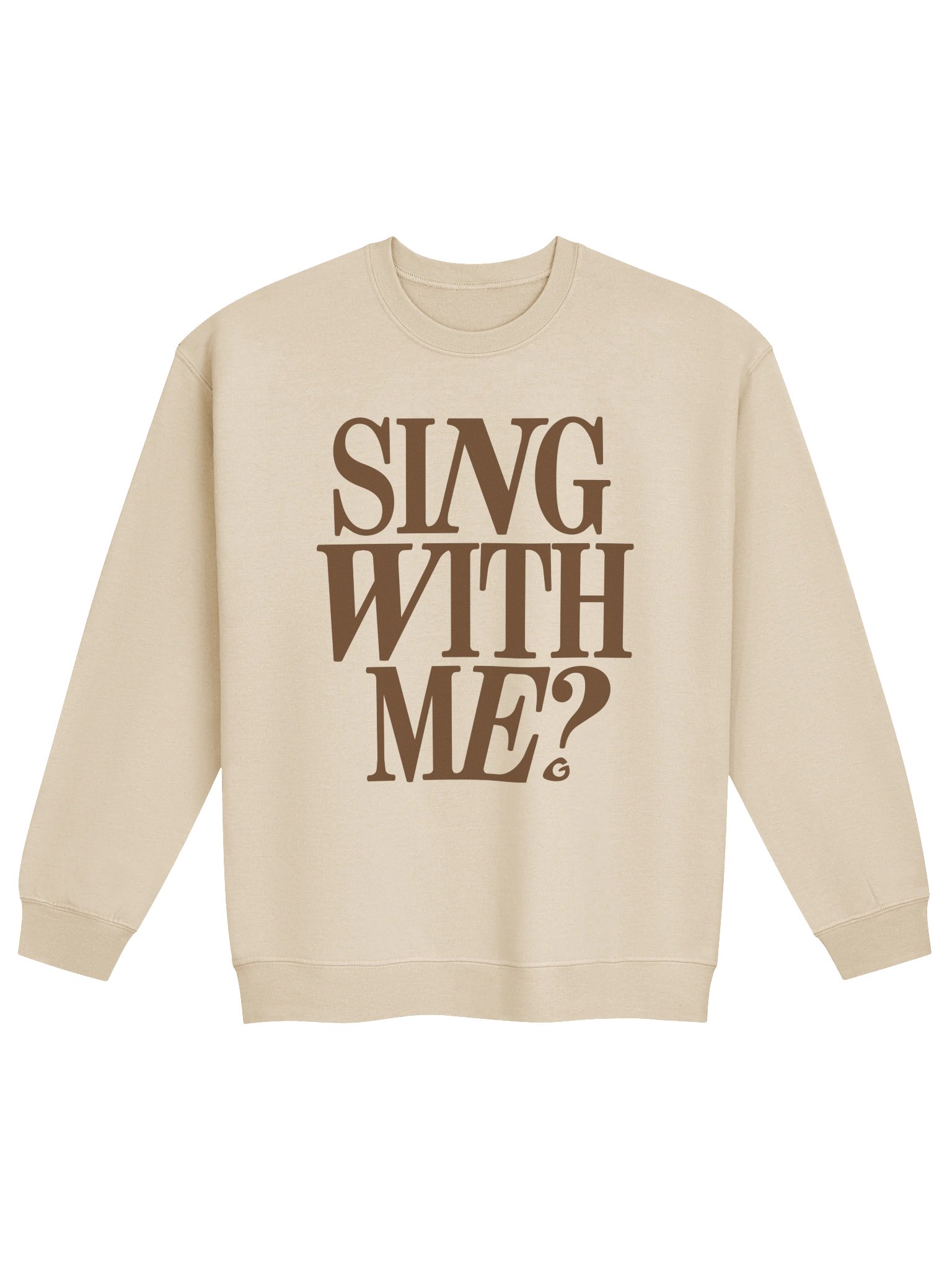 Sing With Me Crewneck — Neutrals product image (1)