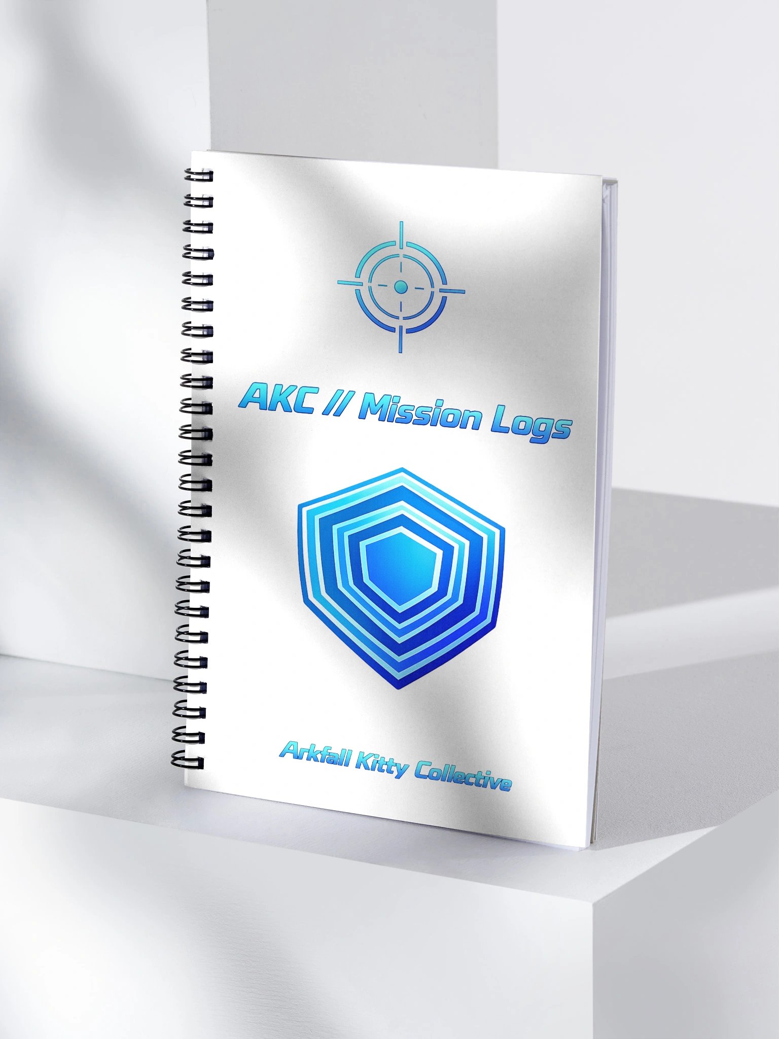 • AKC // Mission Logs Notebook | Mission Monday Spiral Notebook | Arkfall Kitty Collective product image (4)